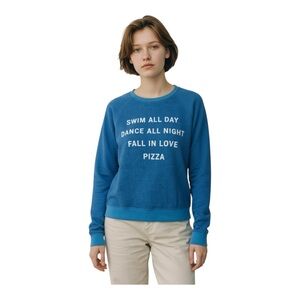 Wildfox Swim All Day Worn-In Sweater Sweatshirt